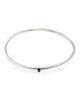 Alicia bangle sterling silver garnet