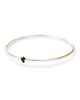 Alicia bangle sterling silver green tourmaline