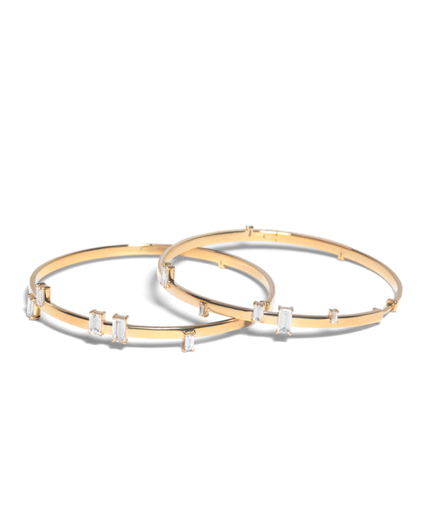 baguette diamond hoops