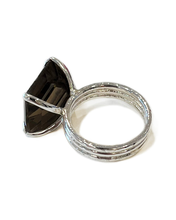 moment ring smoky quartz