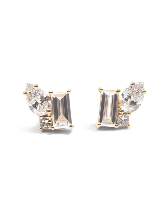 diamond trellis studs