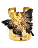 BLM Butterfly Cuff black enamel