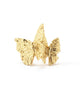 double butterfly ring thai gold brass