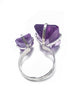 floating ring two stone toi et moi amethyst sterling silver