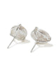 lu small pearl studs sterling silver on posts