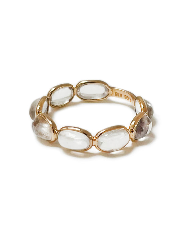 moonstone and yellow gold ring