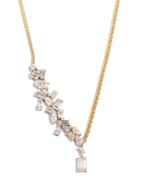trellis diamond necklace